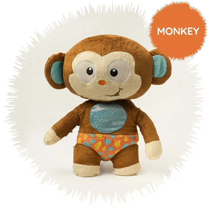 Monkey Fur Buddies Microwavable