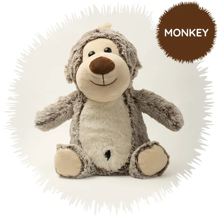 Monkey Fur Buddies Microwavable