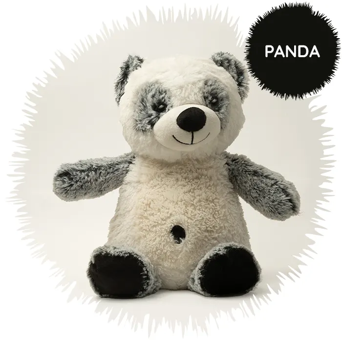Panda Fur Buddies Microwavable